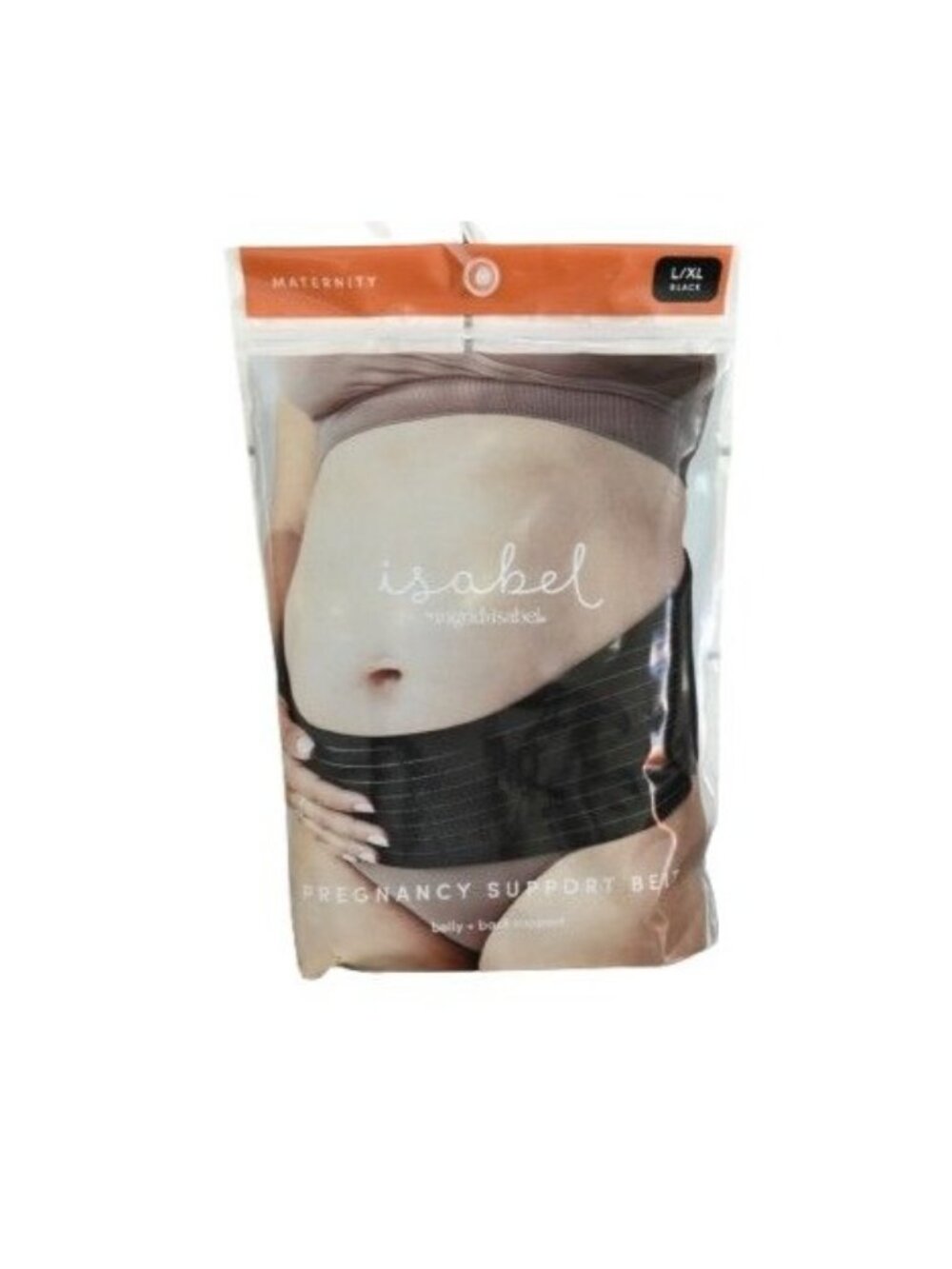 NIB Ingrid & Isabel The Pregnancy Support Belt Black Size L/XL